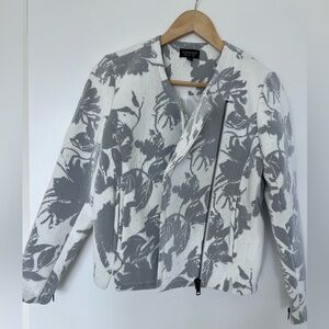 Floral bomber jacket
